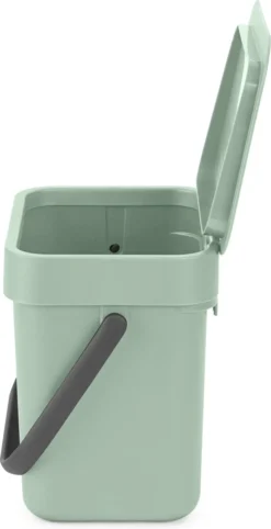 Brabantia Sort & Go Aanrecht Afvalbakje - 3 L - Jade Green -Brabantia Winkel 615x1200