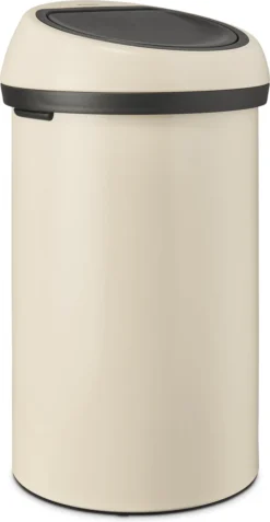 Brabantia Touch Bin Prullenbak - 60 L - Soft Beige -Brabantia Winkel 622x1200 1