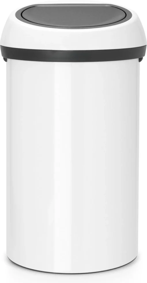 Brabantia Touch Bin Prullenbak - 60 L - White -Brabantia Winkel