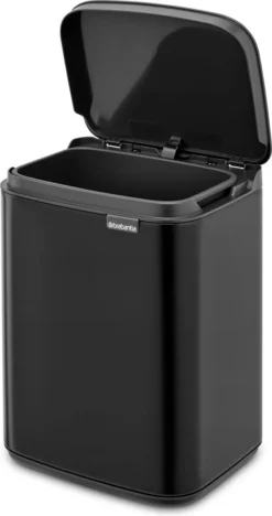 Brabantia Bo Prullenbak - 4 L - Matt Black -Brabantia Winkel 634x1200 1