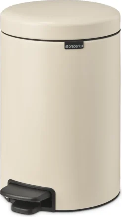 Brabantia NewIcon Prullenbak - 12 L - Soft Beige -Brabantia Winkel 679x1200 1