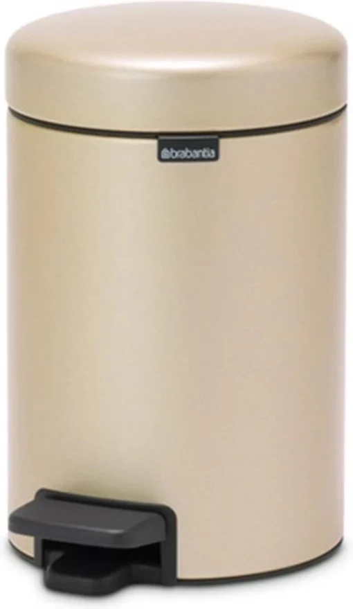 Brabantia NewIcon Prullenbak - 3 L - Metallic Gold -Brabantia Winkel 696x1200 2