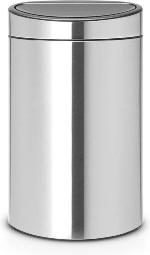 Brabantia Touch Bin Prullenbak - 40 L - Matt Steel Fingerprint Proof -Brabantia Winkel