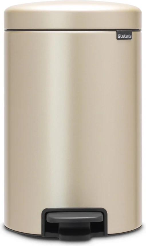 Brabantia NewIcon Prullenbak - 12 L - Metallic Gold -Brabantia Winkel