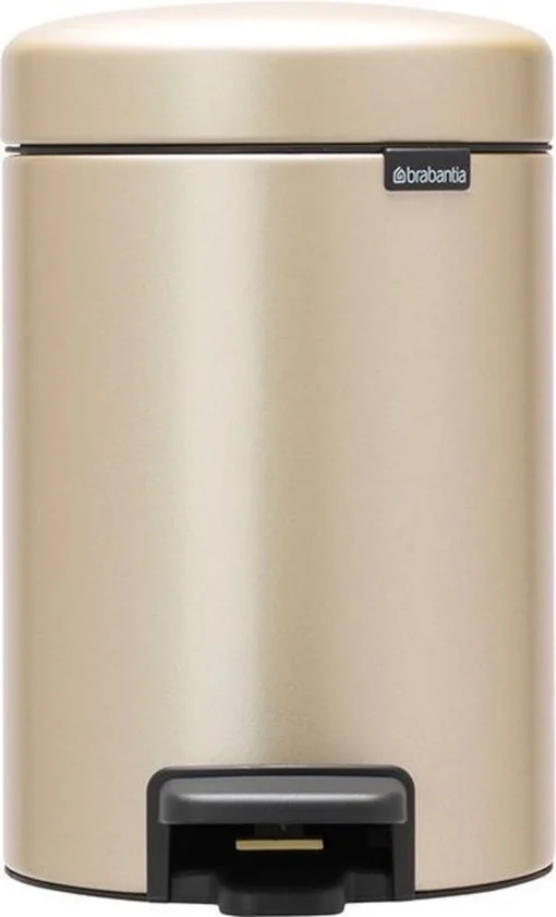 Brabantia NewIcon Prullenbak - 3 L - Metallic Gold -Brabantia Winkel