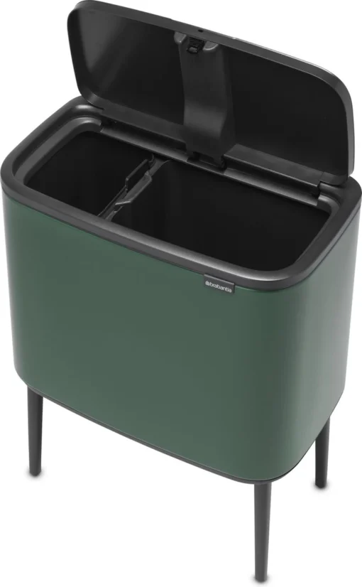 Brabantia Afvalemmer Bo Touch Bin Pine Green, 11 + 23 L -Brabantia Winkel