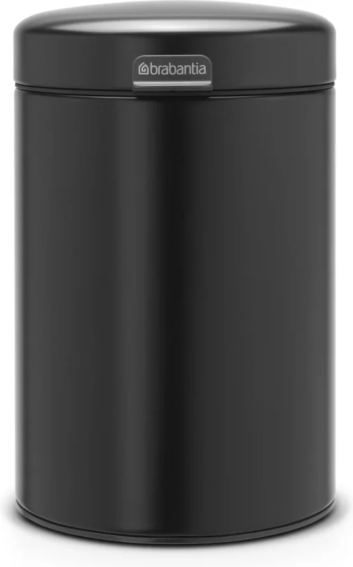 Brabantia NewIcon Wandprullenbak - 3 L - Matt Black -Brabantia Winkel