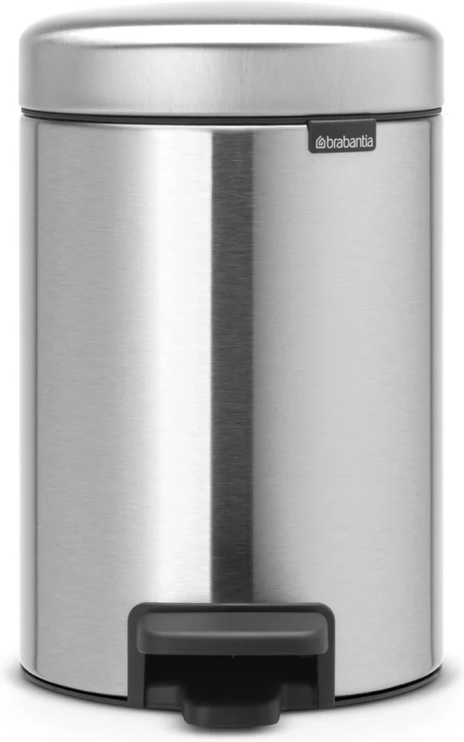 Brabantia NewIcon Prullenbak - 3 L - Matt Steel -Brabantia Winkel