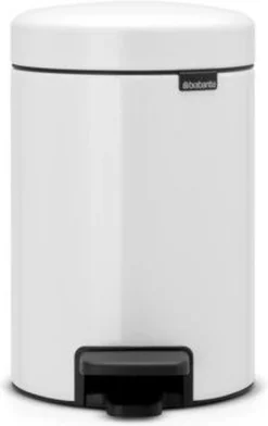 Brabantia NewIcon Prullenbak - 3 L - White -Brabantia Winkel 756x1200