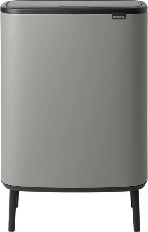 Brabantia - Bo Touch Bin Hi 2 X 30 L Mineral C Grey -Brabantia Winkel