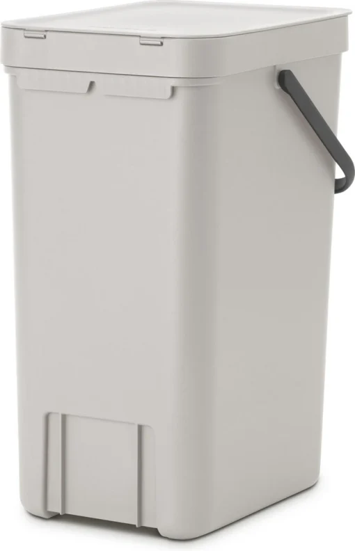 Brabantia Sort & Go Prullenbak - 16 L - Mid Grey -Brabantia Winkel 773x1200 5