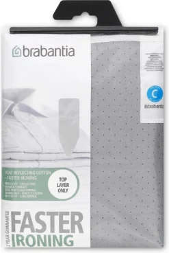 Brabantia Strijkplankhoes C - 124 X 45 Cm - Metallic - Complete Set -Brabantia Winkel 806x1200