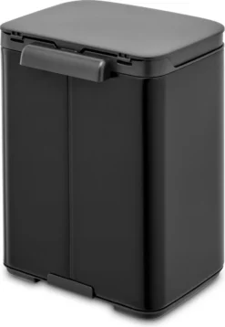 Brabantia Bo Prullenbak - 4 L - Matt Black -Brabantia Winkel 827x1200