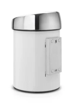 Brabantia Touch Bin Prullenbak - 3 L - White / Brilliant Steel Deksel -Brabantia Winkel 849x1200 5