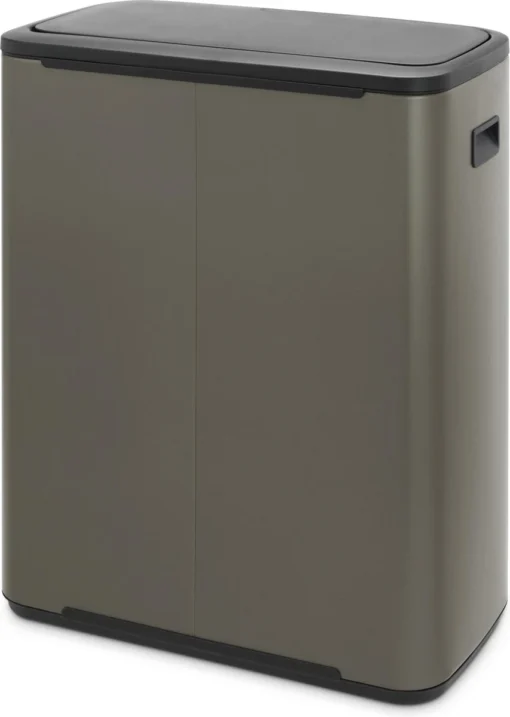 Brabantia Bo Touch Bin Prullenbak - 2 X 30 L - Platinum -Brabantia Winkel