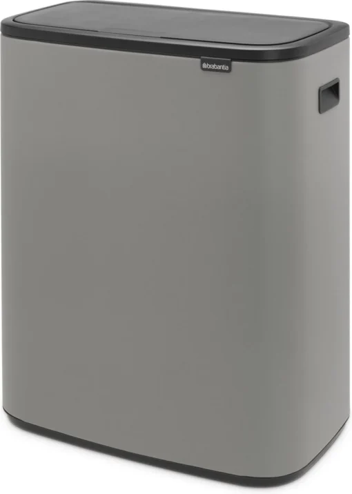 Brabantia Bo Touch Bin Prullenbak - 2 X 30 L - Mineral Concrete Grey -Brabantia Winkel