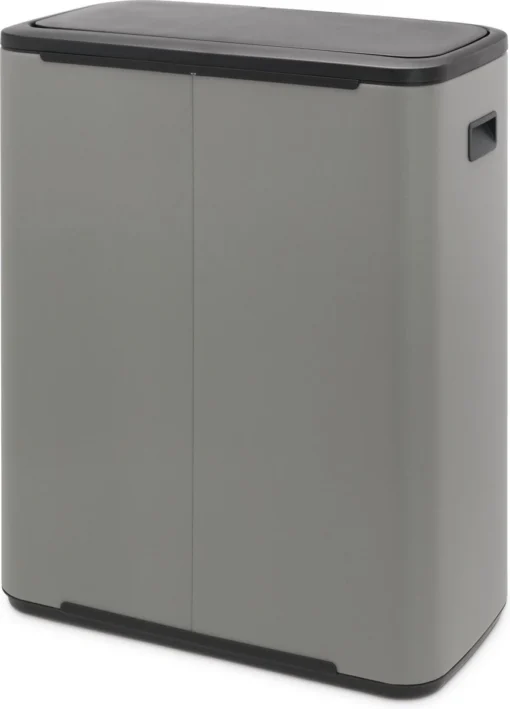 Brabantia Bo Touch Bin Prullenbak - 2 X 30 L - Mineral Concrete Grey -Brabantia Winkel 863x1200 1