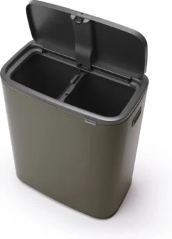 Brabantia Bo Touch Bin Prullenbak - 2 X 30 L - Platinum -Brabantia Winkel 866x1200