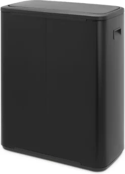 Brabantia Bo Touch Bin Prullenbak - 60 L - Matt Black -Brabantia Winkel 867x1200