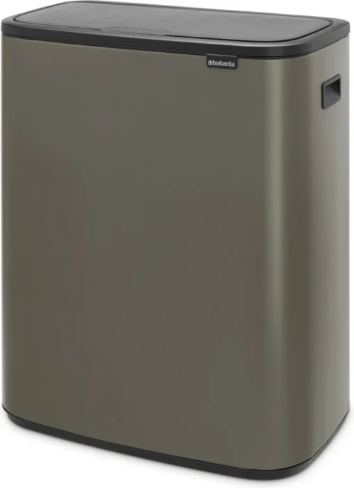 Brabantia Bo Touch Bin Prullenbak - 2 X 30 L - Platinum -Brabantia Winkel