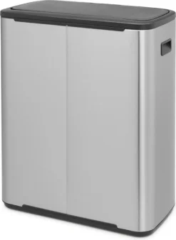 Brabantia Bo Touch Bin Prullenbak - 2 X 30 L - Matt Steel Fingerprint Proof -Brabantia Winkel 876x1200