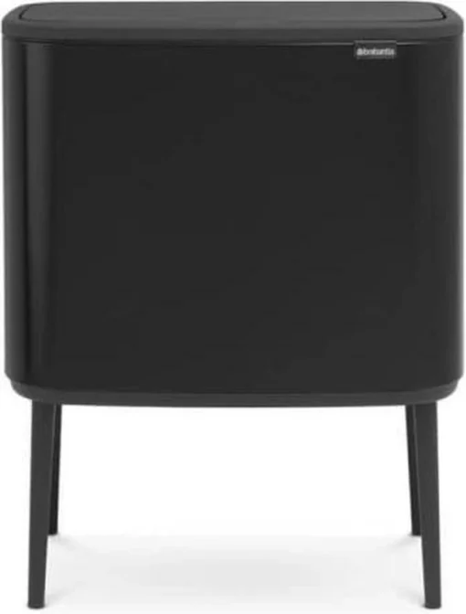 Brabantia Touch Bin Bo 36 Liter - Matt Black - -Brabantia Winkel