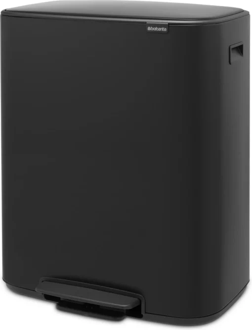 Brabantia Bo Prullenbak - 2 X 30 L - Met 80 Vuilniszakken - Matt Black -Brabantia Winkel 915x1200 1