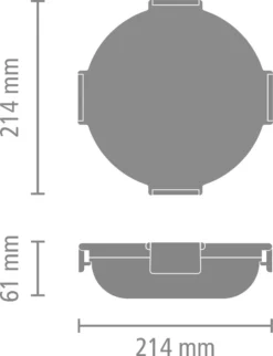 Brabantia Make & Take Lunchkom - 1 L - Kunststof - Dark Grey -Brabantia Winkel 920x1200 1