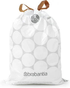 Brabantia PerfectFit Vuilniszakken - 10 - 12 L - Code X - 10 Rollen X 20 Stuks -Brabantia Winkel 954x1200