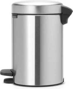 Brabantia NewIcon Prullenbak - 3 L - Matt Steel -Brabantia Winkel 992x1200