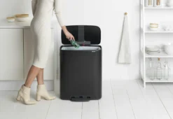 Brabantia Bo Pedaalemmer 60 Liter Matt Black -Brabantia Winkel Bo Pedal Bin 60L Matt Black 8710755211362 Brabantia 300dpi 6874x4742px 6 NR 17066