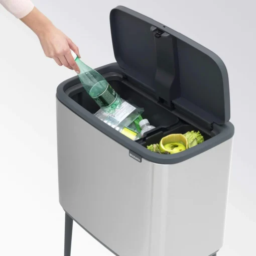 Brabantia Bo Touch Bin 11+23 Liter Matt Steel FPP -Brabantia Winkel Bo Touch Bin 11 23L Matt Steel Fingerprint Proof 8710755316227 Brabantia 4007x4007px 6 NR 10898