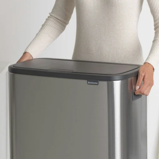 Brabantia Bo Touch Bin 2x30 Liter Matt Steel Fingerprint Proof -Brabantia Winkel Bo Touch Bin 2 x 30L Matt Steel Fingerprint Proof 8710755221422 Brabantia 300dpi 2456x2456px 6 NR 14417