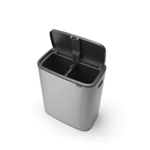 Brabantia Bo Touch Bin 2x30 Liter Matt Steel Fingerprint Proof -Brabantia Winkel Bo Touch Bin 2 x 30L Matt Steel Fingerprint Proof 8710755221422 Brabantia 300dpi 4708x4708px 6 NR 14755