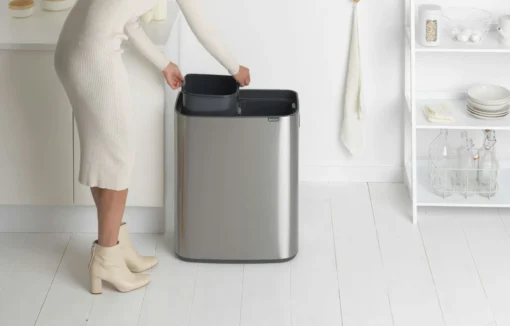 Brabantia Bo Touch Bin 2x30 Liter Matt Steel Fingerprint Proof -Brabantia Winkel Bo Touch Bin 2 x 30L Matt Steel Fingerprint Proof 8710755221422 Brabantia 300dpi 6878x4393px 6 NR 14412