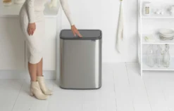 Brabantia Bo Touch Bin 2x30 Liter Matt Steel Fingerprint Proof -Brabantia Winkel Bo Touch Bin 2 x 30L Matt Steel Fingerprint Proof 8710755221422 Brabantia 300dpi 6878x4393px 6 NR 14414