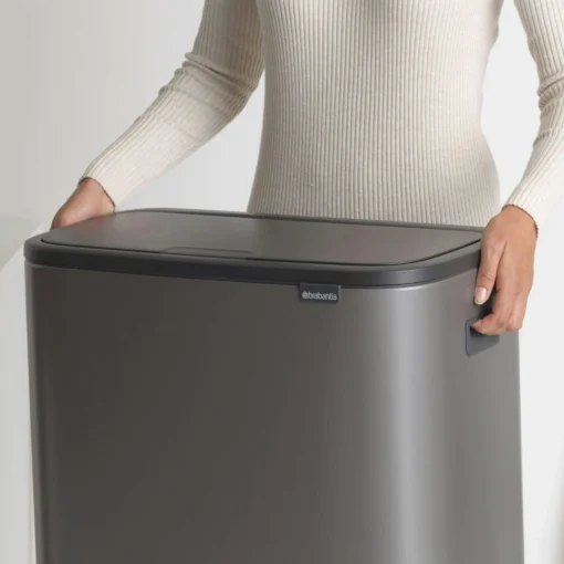 Brabantia Bo Touch Bin 2x30 Liter Platinum -Brabantia Winkel Bo Touch Bin 2 x 30L Platinum 8710755221521 Brabantia 300dpi 2456x2456px 6 NR 14457