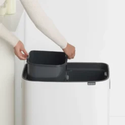 Brabantia Bo Touch Bin 2x30 Liter Wit -Brabantia Winkel Bo Touch Bin 2 x 30L White 8710755221408 Brabantia 300dpi 2401x2401px 6 NR 14402