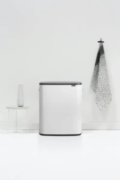 Brabantia Bo Touch Bin 2x30 Liter Wit -Brabantia Winkel Bo Touch Bin 2 x 30L White 8710755221408 Brabantia 300dpi 3840x5760px 6 NR 14557