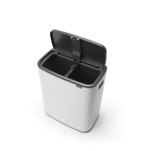 Brabantia Bo Touch Bin 2x30 Liter Wit -Brabantia Winkel Bo Touch Bin 2 x 30L White 8710755221408 Brabantia 300dpi 4708x4708px 6 NR 14403