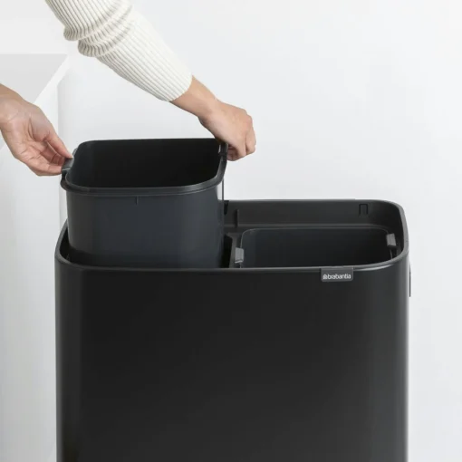 Brabantia Bo Touch Bin Hi 2x30 Liter Matt Black -Brabantia Winkel Bo Touch Bin Hi 2 x 30L Matt Black 8710755130625 Brabantia 300dpi 1590x1590px 6 NR 14918