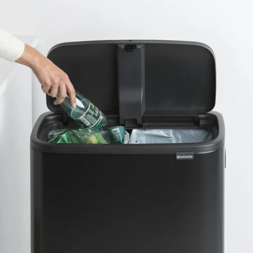 Brabantia Bo Touch Bin Hi 2x30 Liter Matt Black -Brabantia Winkel Bo Touch Bin Hi 2 x 30L Matt Black 8710755130625 Brabantia 300dpi 1590x1590px 6 NR 14922 1