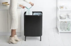 Brabantia Bo Touch Bin Hi 2x30 Liter Matt Black -Brabantia Winkel Bo Touch Bin Hi 2 x 30L Matt Black 8710755130625 Brabantia 300dpi 6498x4175px 6 NR 14919