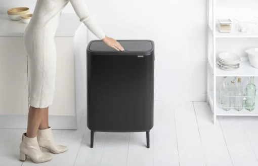 Brabantia Bo Touch Bin Hi 2x30 Liter Matt Black -Brabantia Winkel Bo Touch Bin Hi 2 x 30L Matt Black 8710755130625 Brabantia 300dpi 6498x4175px 6 NR 14924