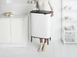 Brabantia Bo Touch Bin Hi 60 Liter White -Brabantia Winkel Bo Touch Bin Hi 60L White 8710755130205 Brabantia 300dpi 5448x4014px 6 NR 14831