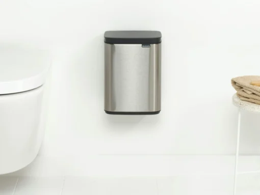 Brabantia Bo Touch Bin 4 Liter Met Kunststof Binnenemmer Matt Steel Fpp -Brabantia Winkel Bo Waste Bin 4L Matt Steel Fingerprint Proof 8710755222849 Brabantia 300dpi 3912x2934px 6 NR 30328