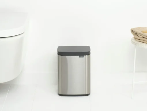 Brabantia Bo Touch Bin 4 Liter Met Kunststof Binnenemmer Matt Steel Fpp -Brabantia Winkel Bo Waste Bin 4L Matt Steel Fingerprint Proof 8710755222849 Brabantia 300dpi 3912x2934px 6 NR 30329