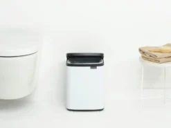 Brabantia Bo Touch Bin 7 Liter Met Kunststof Binnenemmer White -Brabantia Winkel Bo Waste Bin 7L White 8710755222368 Brabantia 300dpi 4810x3608px 6 NR 30291