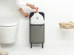 Brabantia Bo Hi Afvalemmer 7 Liter Platinum -Brabantia Winkel Bo Waste Bin Hi 7L Platinum 8710755227202 Brabantia 300dpi 5180x3885px 6 NR 30451