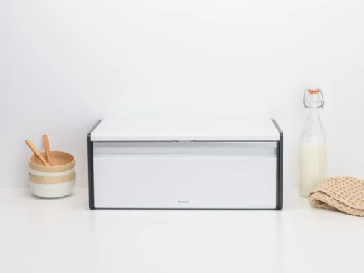 Brabantia Broodtrommel Met Klepdeksel Wit -Brabantia Winkel Fall Front Bread Bin White 8710755306006 Brabantia 96dpi 1000x750px 7 NR 21153